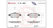 Bremsbelagsatz, Scheibenbremse Vorderachse MAGNETI MARELLI 363700461083