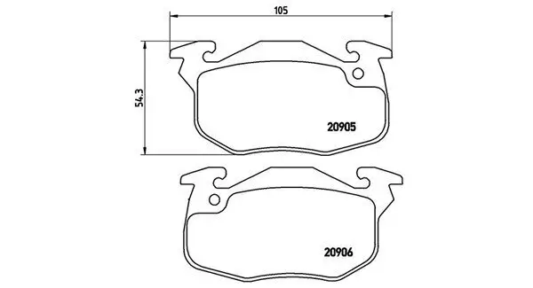 Bremsbelagsatz, Scheibenbremse MAGNETI MARELLI 363700461097