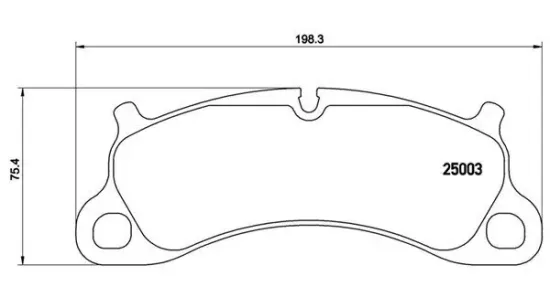 Bremsbelagsatz, Scheibenbremse Vorderachse MAGNETI MARELLI 363700465025 Bild Bremsbelagsatz, Scheibenbremse Vorderachse MAGNETI MARELLI 363700465025