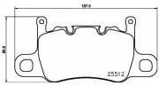 Bremsbelagsatz, Scheibenbremse Hinterachse MAGNETI MARELLI 363700465037