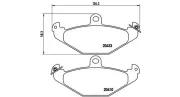 Bremsbelagsatz, Scheibenbremse MAGNETI MARELLI 363700468017