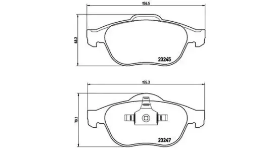 Bremsbelagsatz, Scheibenbremse Vorderachse MAGNETI MARELLI 363700468040 Bild Bremsbelagsatz, Scheibenbremse Vorderachse MAGNETI MARELLI 363700468040