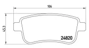 Bremsbelagsatz, Scheibenbremse MAGNETI MARELLI 363700468041