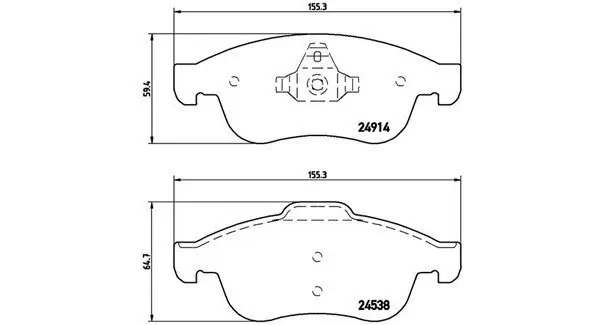 Bremsbelagsatz, Scheibenbremse MAGNETI MARELLI 363700568050