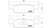 Bremsbelagsatz, Scheibenbremse MAGNETI MARELLI 363700468060