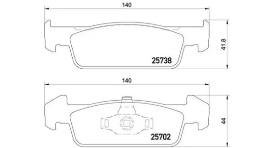 Bremsbelagsatz, Scheibenbremse MAGNETI MARELLI 363700468060 Bild Bremsbelagsatz, Scheibenbremse MAGNETI MARELLI 363700468060