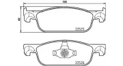 Bremsbelagsatz, Scheibenbremse MAGNETI MARELLI 363700468065