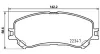 Bremsbelagsatz, Scheibenbremse Vorderachse MAGNETI MARELLI 363700468067 Bild Bremsbelagsatz, Scheibenbremse Vorderachse MAGNETI MARELLI 363700468067