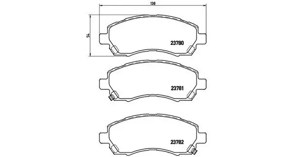 Bremsbelagsatz, Scheibenbremse MAGNETI MARELLI 363700478009