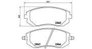 Bremsbelagsatz, Scheibenbremse MAGNETI MARELLI 363700578013