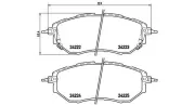 Bremsbelagsatz, Scheibenbremse MAGNETI MARELLI 363700478017