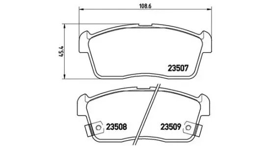 Bremsbelagsatz, Scheibenbremse Vorderachse MAGNETI MARELLI 363700479012 Bild Bremsbelagsatz, Scheibenbremse Vorderachse MAGNETI MARELLI 363700479012