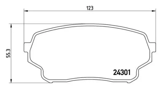 Bremsbelagsatz, Scheibenbremse Vorderachse MAGNETI MARELLI 363700479019 Bild Bremsbelagsatz, Scheibenbremse Vorderachse MAGNETI MARELLI 363700479019