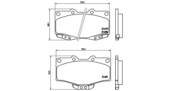 Bremsbelagsatz, Scheibenbremse MAGNETI MARELLI 363700483009 Bild Bremsbelagsatz, Scheibenbremse MAGNETI MARELLI 363700483009