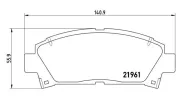 Bremsbelagsatz, Scheibenbremse Vorderachse MAGNETI MARELLI 363700483028