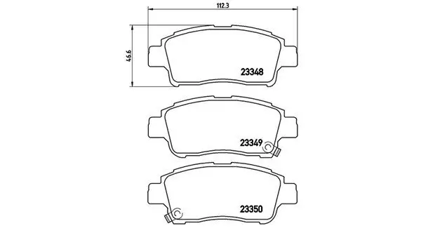 Bremsbelagsatz, Scheibenbremse MAGNETI MARELLI 363700483050