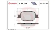 Bremsbelagsatz, Scheibenbremse Vorderachse MAGNETI MARELLI 363700483054