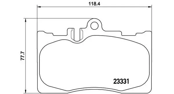Bremsbelagsatz, Scheibenbremse Vorderachse MAGNETI MARELLI 363700483058