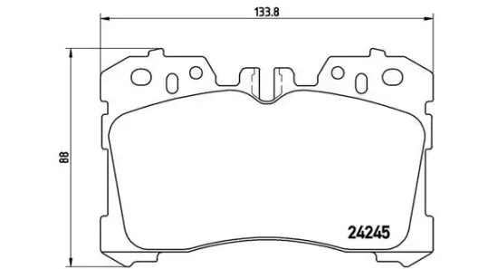 Bremsbelagsatz, Scheibenbremse Vorderachse MAGNETI MARELLI 363700483075 Bild Bremsbelagsatz, Scheibenbremse Vorderachse MAGNETI MARELLI 363700483075