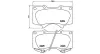 Bremsbelagsatz, Scheibenbremse Vorderachse MAGNETI MARELLI 363700483102 Bild Bremsbelagsatz, Scheibenbremse Vorderachse MAGNETI MARELLI 363700483102