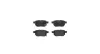 Bremsbelagsatz, Scheibenbremse Hinterachse MAGNETI MARELLI 363700483133 Bild Bremsbelagsatz, Scheibenbremse Hinterachse MAGNETI MARELLI 363700483133