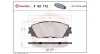 Bremsbelagsatz, Scheibenbremse Vorderachse MAGNETI MARELLI 363700483172 Bild Bremsbelagsatz, Scheibenbremse Vorderachse MAGNETI MARELLI 363700483172