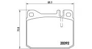 Bremsbelagsatz, Scheibenbremse MAGNETI MARELLI 363700485007