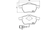 Bremsbelagsatz, Scheibenbremse MAGNETI MARELLI 363700485026