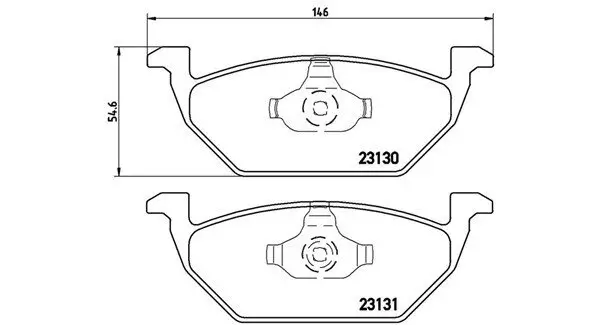 Bremsbelagsatz, Scheibenbremse MAGNETI MARELLI 363700485041