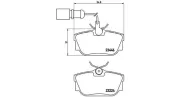 Bremsbelagsatz, Scheibenbremse MAGNETI MARELLI 363700485059