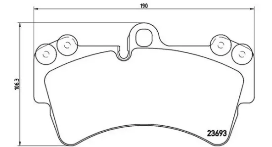Bremsbelagsatz, Scheibenbremse Vorderachse MAGNETI MARELLI 363700485065 Bild Bremsbelagsatz, Scheibenbremse Vorderachse MAGNETI MARELLI 363700485065