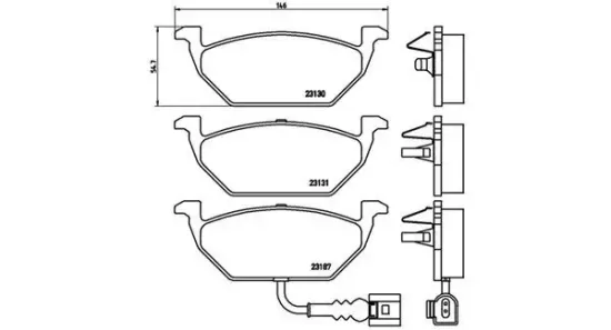 Bremsbelagsatz, Scheibenbremse MAGNETI MARELLI 363700485072 Bild Bremsbelagsatz, Scheibenbremse MAGNETI MARELLI 363700485072