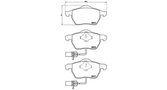 Bremsbelagsatz, Scheibenbremse MAGNETI MARELLI 363700485085 Bild Bremsbelagsatz, Scheibenbremse MAGNETI MARELLI 363700485085