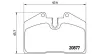 Bremsbelagsatz, Scheibenbremse Hinterachse MAGNETI MARELLI 363700485094 Bild Bremsbelagsatz, Scheibenbremse Hinterachse MAGNETI MARELLI 363700485094