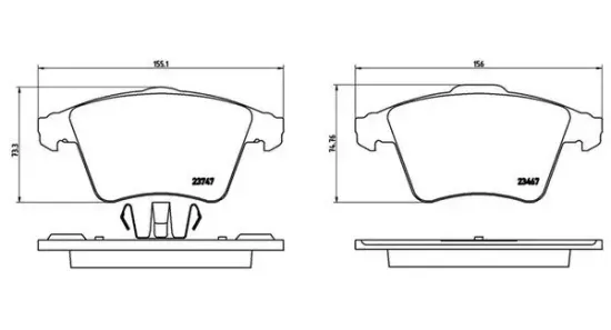 Bremsbelagsatz, Scheibenbremse Vorderachse MAGNETI MARELLI 363700485106 Bild Bremsbelagsatz, Scheibenbremse Vorderachse MAGNETI MARELLI 363700485106