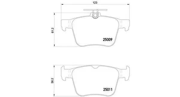 Bremsbelagsatz, Scheibenbremse MAGNETI MARELLI 363700485124