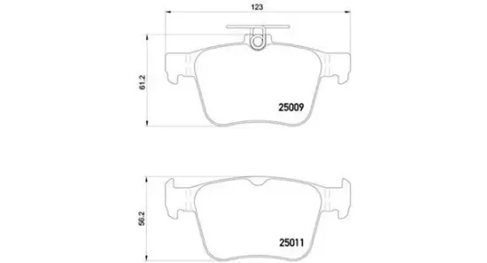 Bremsbelagsatz, Scheibenbremse MAGNETI MARELLI 363700485124 Bild Bremsbelagsatz, Scheibenbremse MAGNETI MARELLI 363700485124