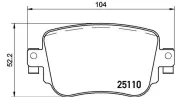 Bremsbelagsatz, Scheibenbremse MAGNETI MARELLI 363700485135