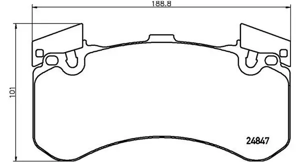 Bremsbelagsatz, Scheibenbremse MAGNETI MARELLI 363700485136