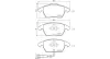 Bremsbelagsatz, Scheibenbremse Vorderachse MAGNETI MARELLI 363700485146 Bild Bremsbelagsatz, Scheibenbremse Vorderachse MAGNETI MARELLI 363700485146