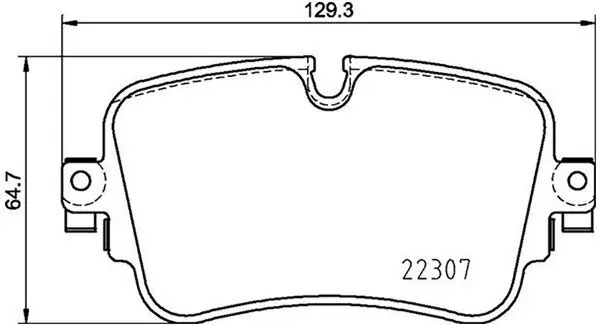 Bremsbelagsatz, Scheibenbremse Hinterachse MAGNETI MARELLI 363700485161