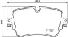 Bremsbelagsatz, Scheibenbremse Hinterachse MAGNETI MARELLI 363700485161 Bild Bremsbelagsatz, Scheibenbremse Hinterachse MAGNETI MARELLI 363700485161