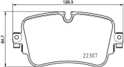 Bremsbelagsatz, Scheibenbremse Hinterachse MAGNETI MARELLI 363700485161