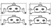 Bremsbelagsatz, Scheibenbremse MAGNETI MARELLI 363700585164