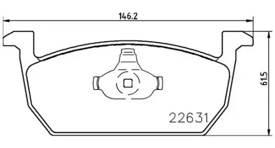 Bremsbelagsatz, Scheibenbremse MAGNETI MARELLI 363700485167 Bild Bremsbelagsatz, Scheibenbremse MAGNETI MARELLI 363700485167