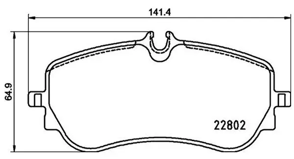 Bremsbelagsatz, Scheibenbremse Hinterachse MAGNETI MARELLI 363700485172