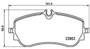 Bremsbelagsatz, Scheibenbremse Hinterachse MAGNETI MARELLI 363700485172