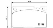 Bremsbelagsatz, Scheibenbremse MAGNETI MARELLI 363700486003