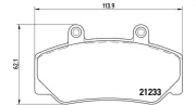 Bremsbelagsatz, Scheibenbremse MAGNETI MARELLI 363700486006