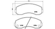 Bremsbelagsatz, Scheibenbremse MAGNETI MARELLI 363700499003